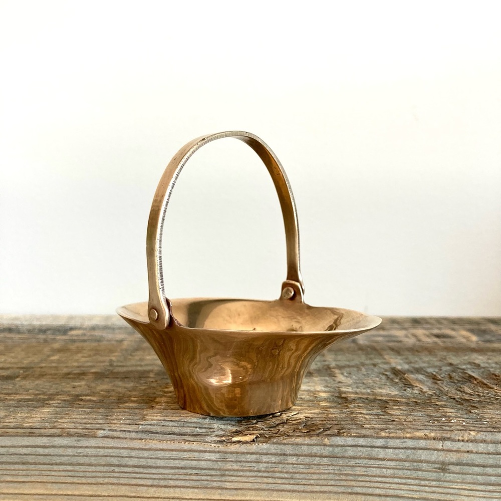 Brass basket